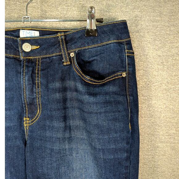 Jeans Size 12 Short Time and Tru Dark Wash - Picture 2 of 8